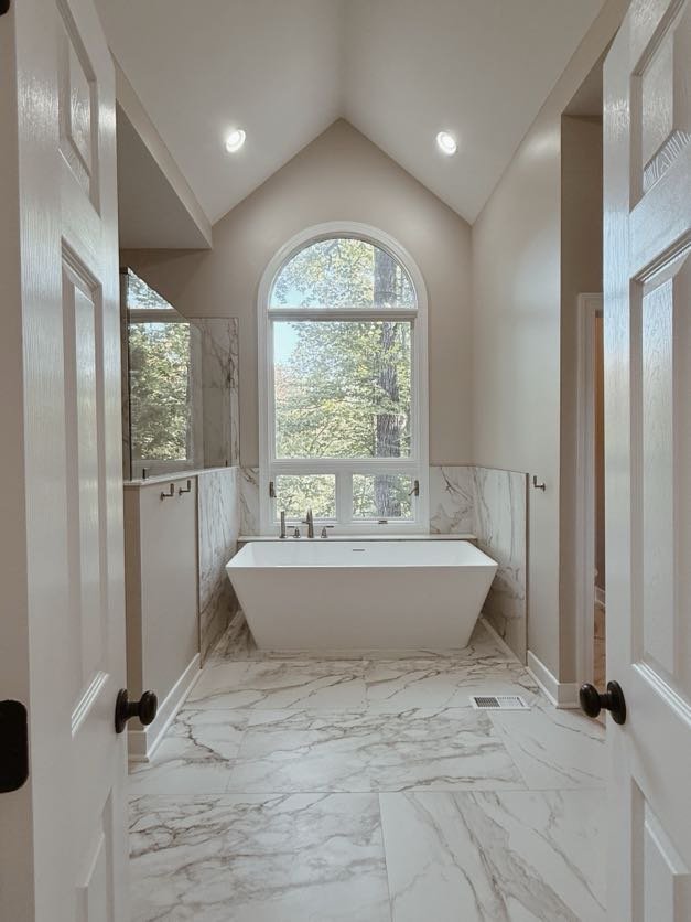 White Oak Master Bath remodel photo 1