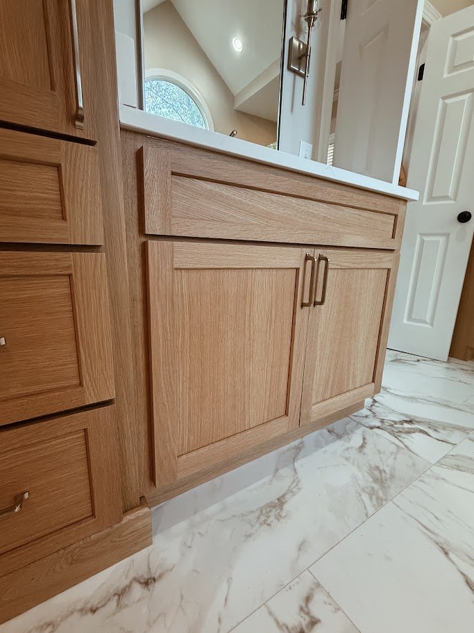 White Oak Master Bath remodel photo 10